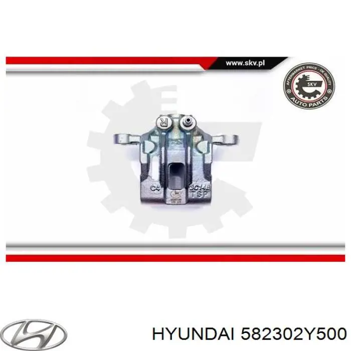 Суппорт задний правый 582302Y500 Hyundai/Kia