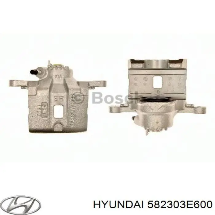 582303E600 Hyundai/Kia суппорт тормозной задний правый