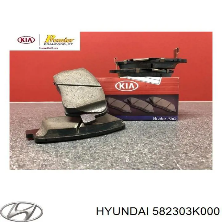 582303K000 Hyundai/Kia suporte do freio traseiro direito