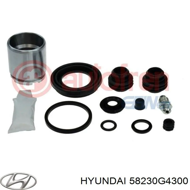 58230G4300 Hyundai/Kia Суппорт тормозной задний правый