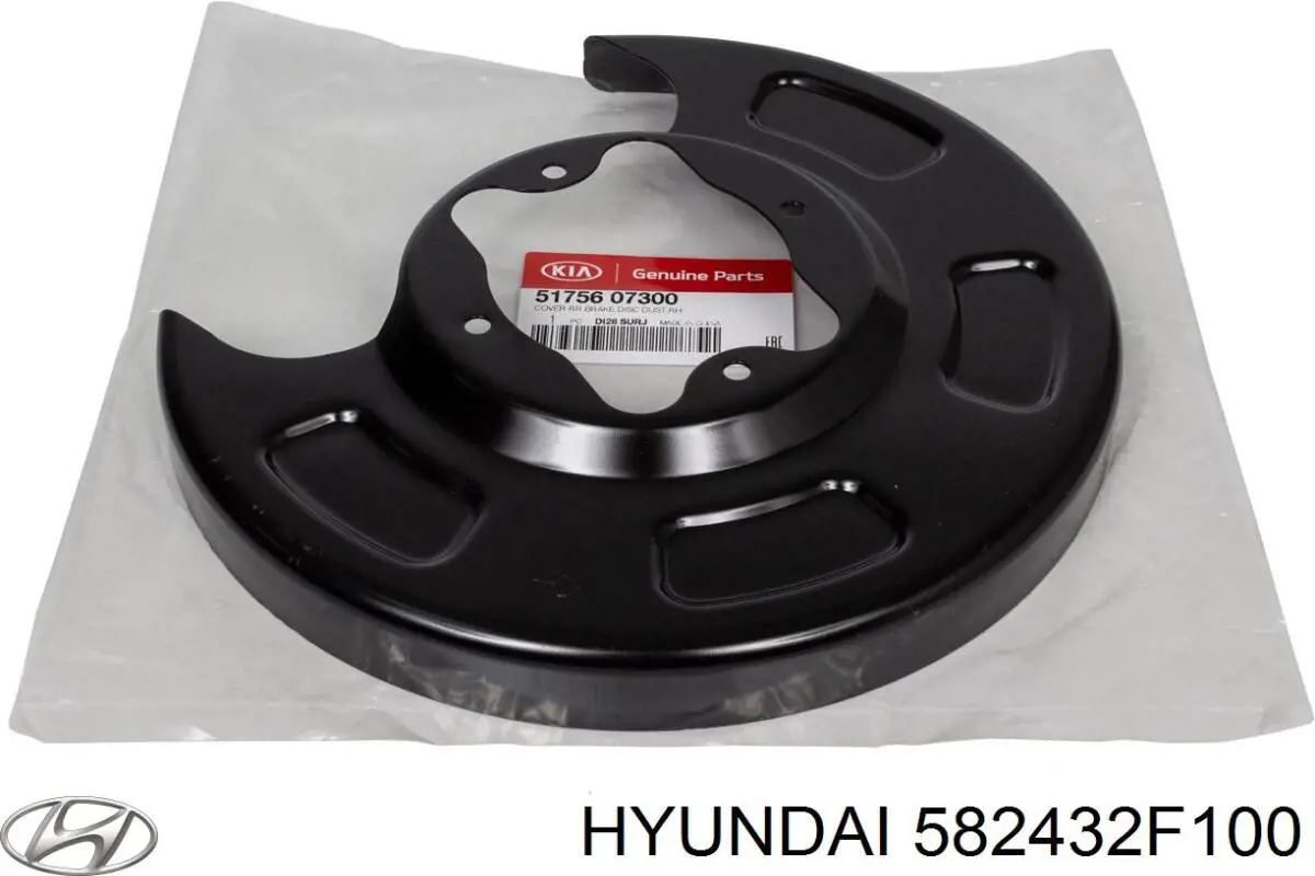 582432F100 Hyundai/Kia Пыльник тормозного диска заднего
