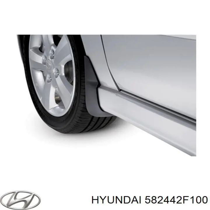 Кожух тормозного диска заднего правый Hyundai/Kia 582442F100