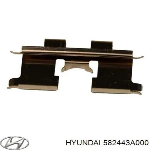 582443A000 Hyundai/Kia комплект пружинок крепления дисковых колодок задних