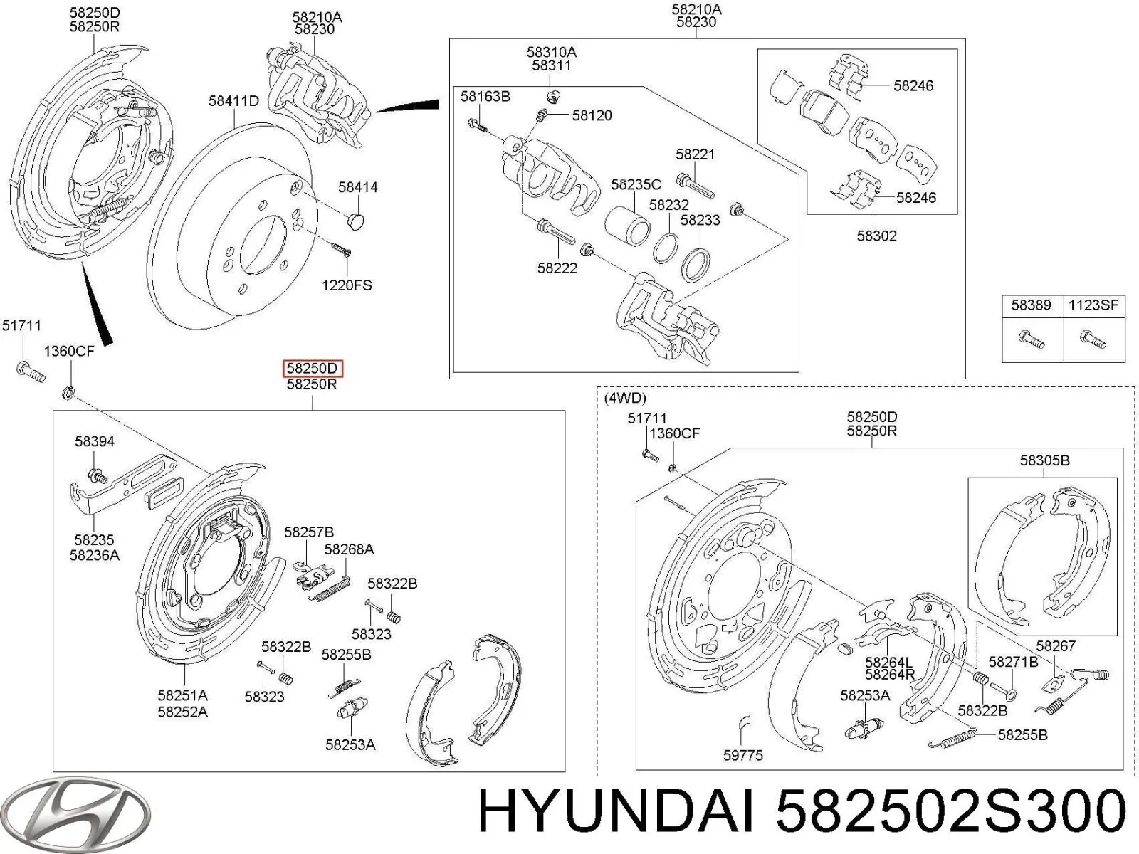 582502S300 Hyundai/Kia 