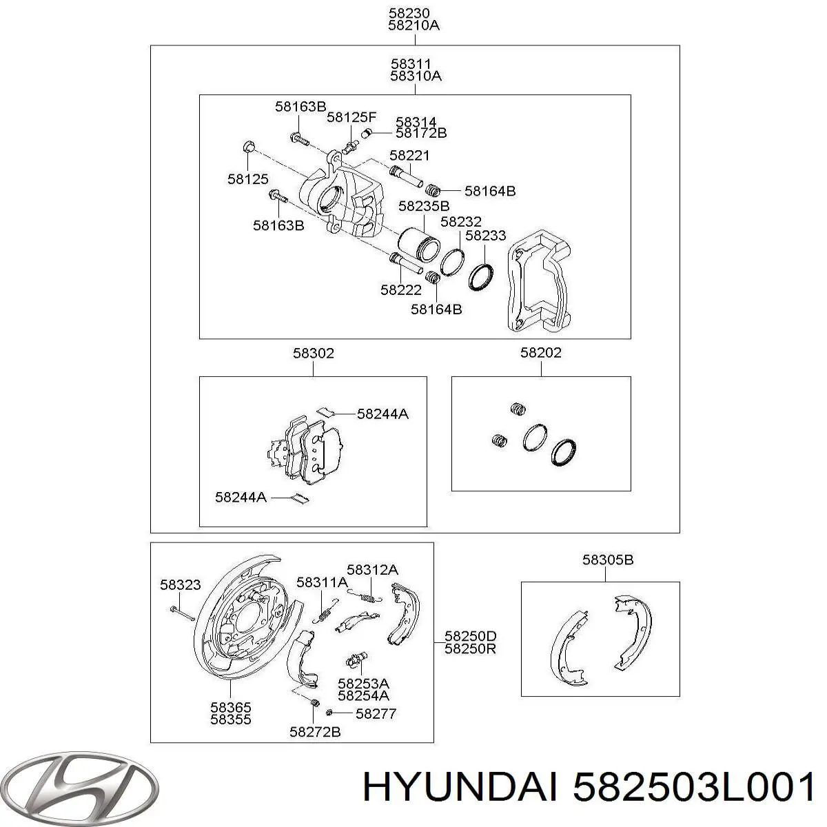  582503L001 Hyundai/Kia