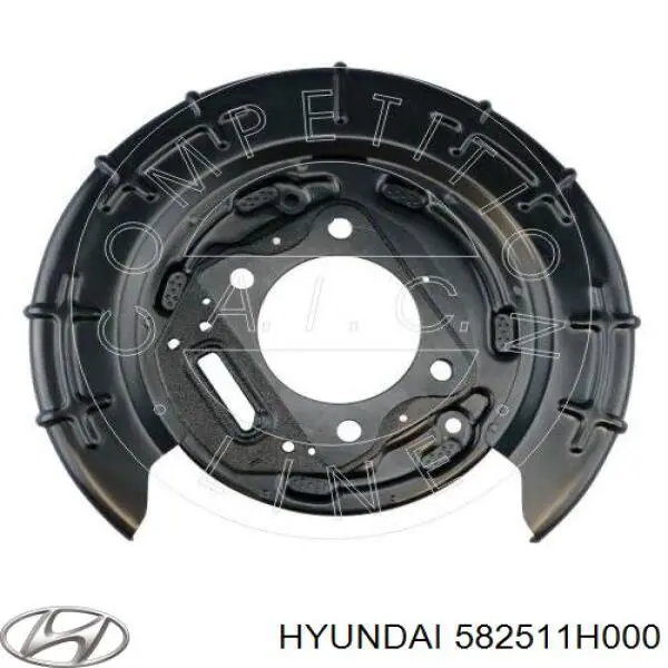 582511H000 Hyundai/Kia Пыльник тормозного диска заднего левый