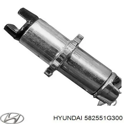 Установочный комплект задних барабанных колодок Hyundai/Kia 582551G300 цена, от 5.03 USD