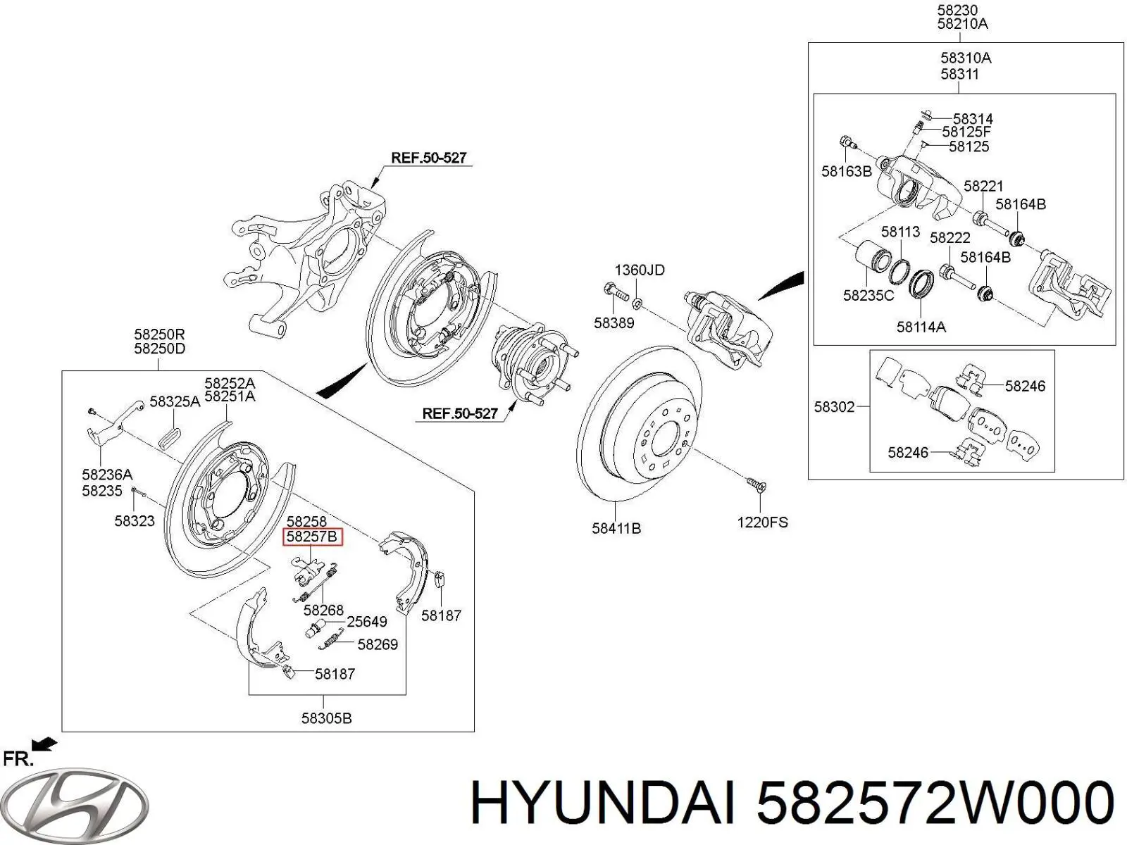 582572W000 Hyundai/Kia 