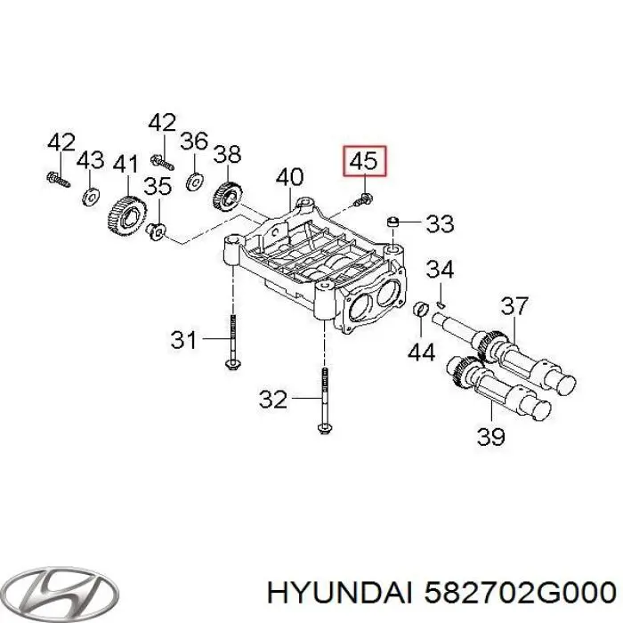 Купить 582702G000 Hyundai/Kia 