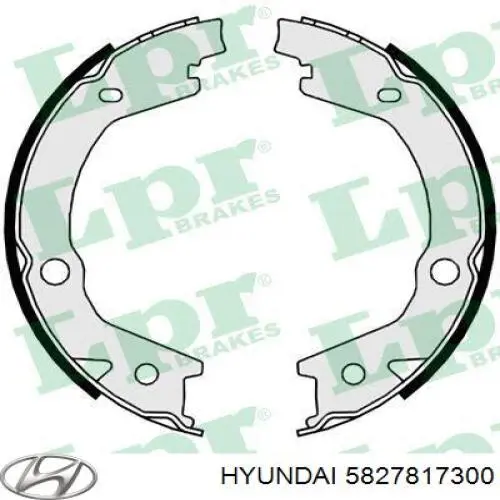 Колодки ручника 5827817300 Hyundai/Kia