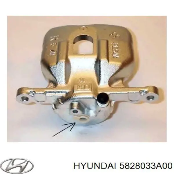 Суппорт тормозной левый задний Hyundai/Kia 5828033A00