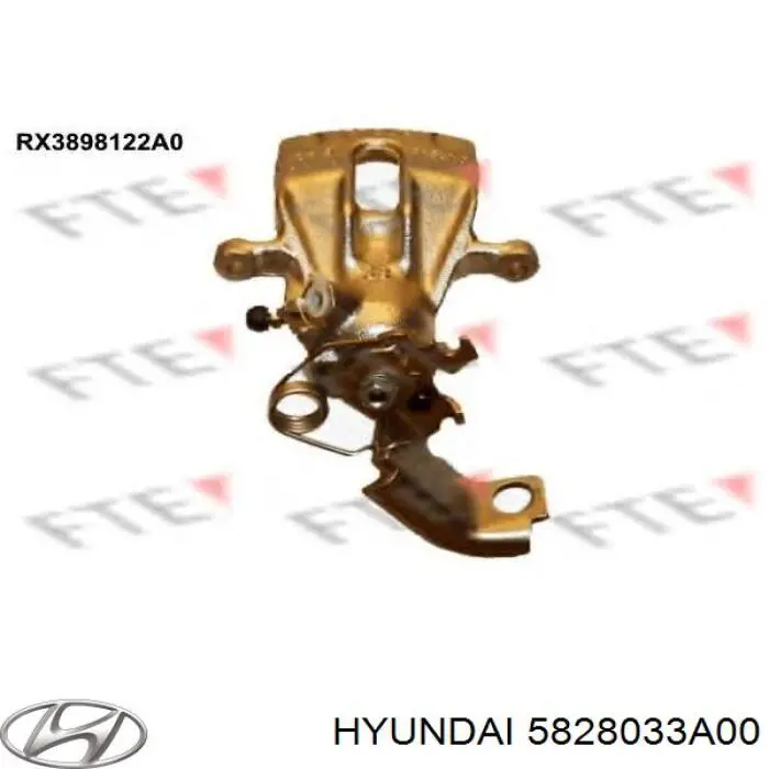 5828033A00 Hyundai/Kia Тормозной суппорт задний левый