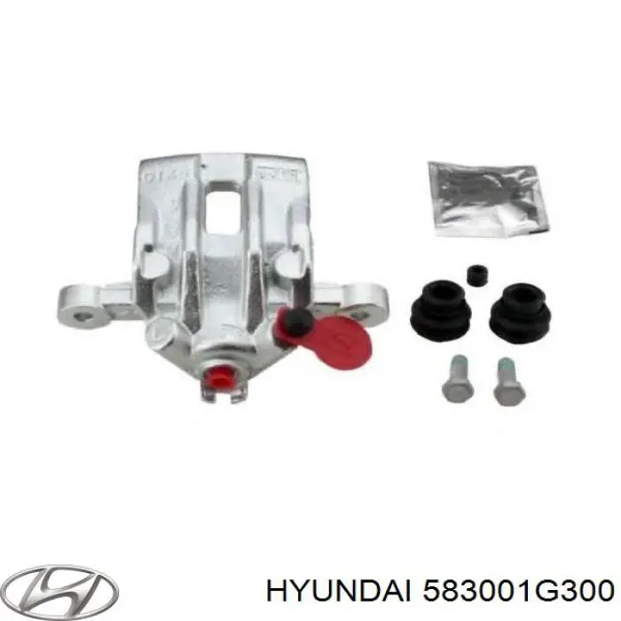 583001G300 Hyundai/Kia suporte do freio traseiro esquerdo