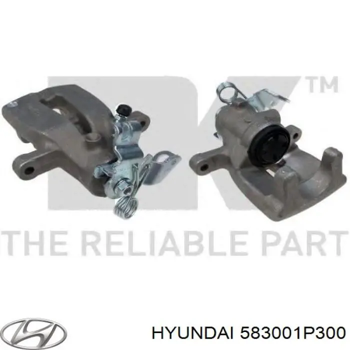 583001P300 Hyundai/Kia суппорт тормозной задний левый