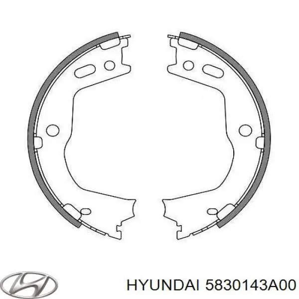 5830143A00 Hyundai/Kia ремкомплект тормозного цилиндра заднего