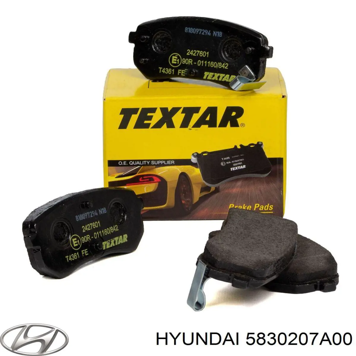 Купить 5830207A00 Hyundai/Kia Колодки тормозные задние, дисковые