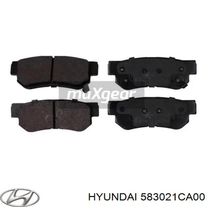 583021CA00 Hyundai/Kia колодки тормозные задние дисковые