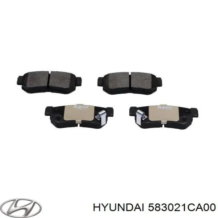 Купить 583021CA00 Hyundai/Kia Колодки тормозные задние, дисковые