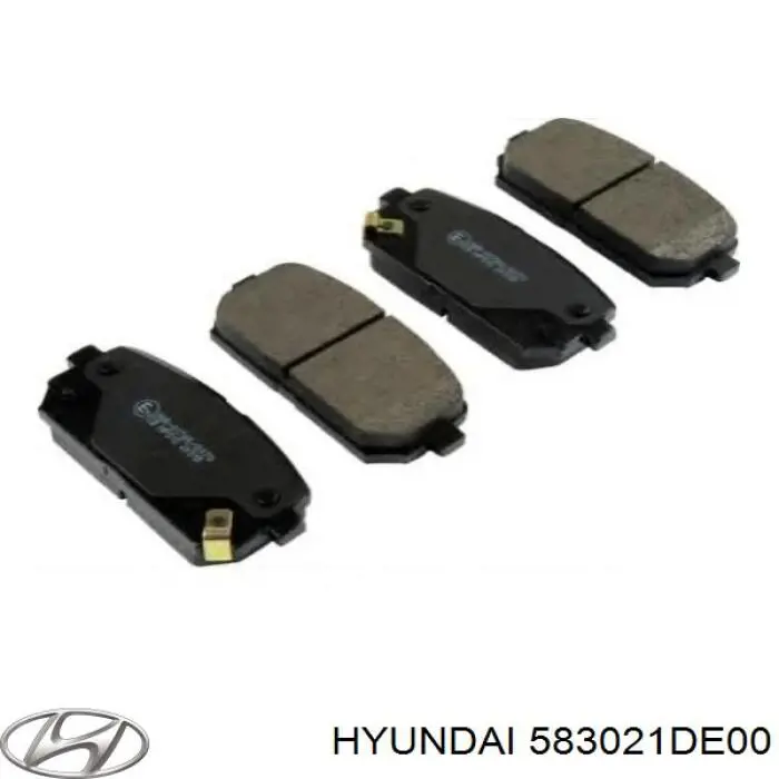 583021DE00 Hyundai/Kia sapatas do freio traseiras de disco