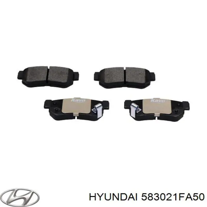 Колодки гальмові задні, дискові 583021FA50 Hyundai/Kia