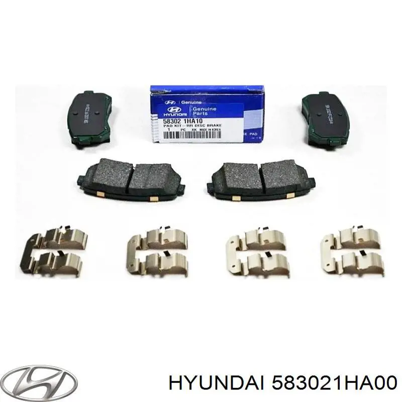 583021HA00 Hyundai/Kia Колодки тормозные дисковые комплект