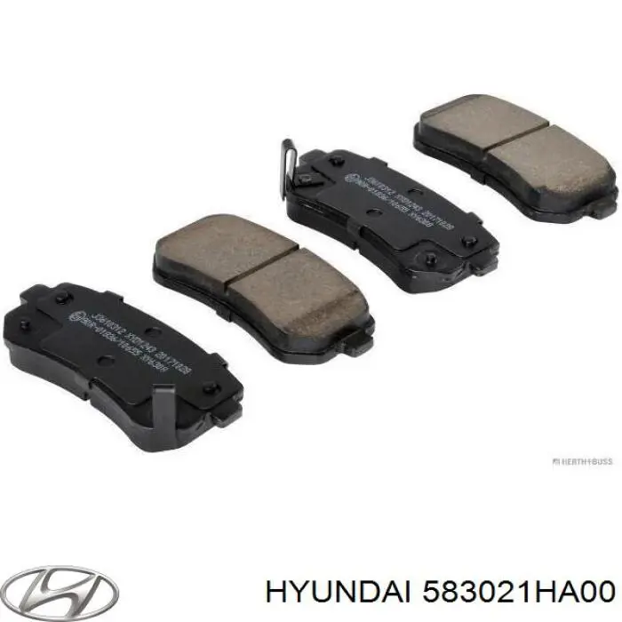 Колодки дисковые  Hyundai/Kia 583021HA00 цена, от 17.94 USD