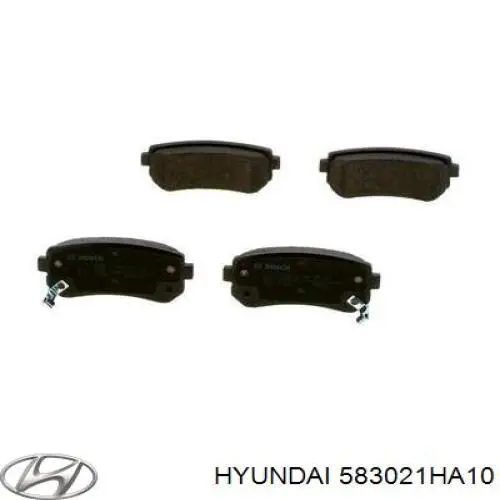 Купить 583021HA10 Hyundai/Kia Колодки тормозные задние, дисковые