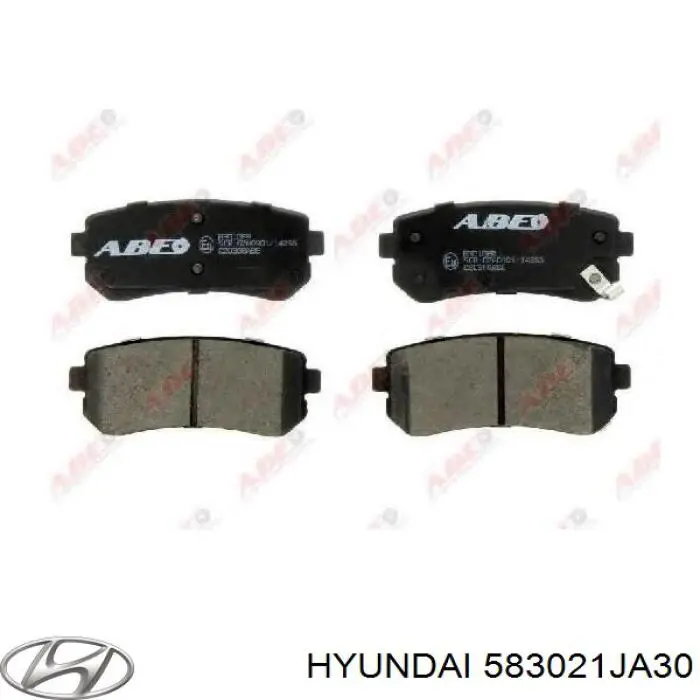583021JA30 Hyundai/Kia колодки тормозные задние дисковые