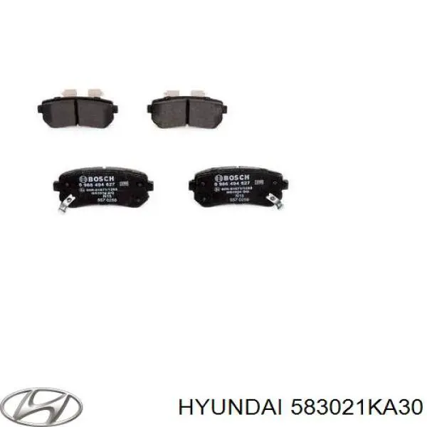 Задние тормозные колодки 583021KA30 Hyundai/Kia