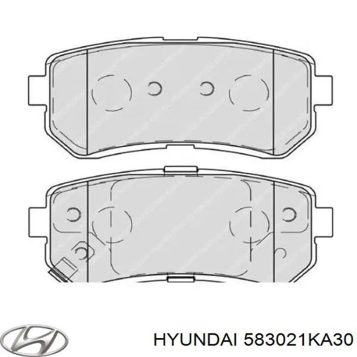 583021KA30 Hyundai/Kia колодки тормозные задние дисковые