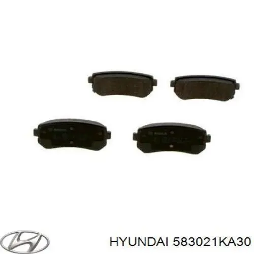 Купить 583021KA30 Hyundai/Kia Колодки тормозные задние, дисковые