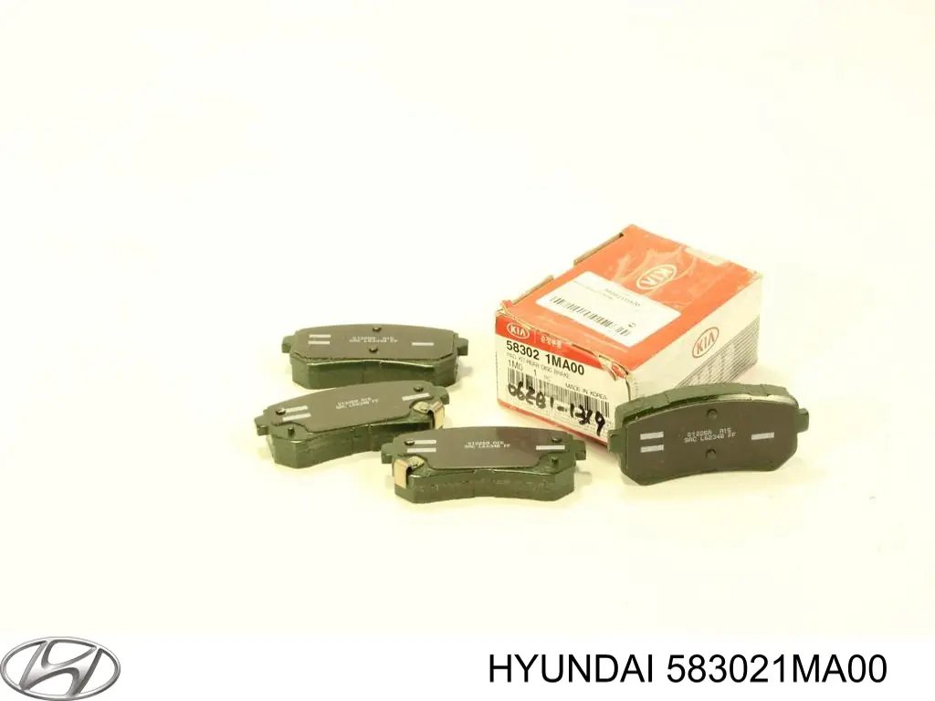 Задние дисковые колодки Hyundai/Kia 583021MA00