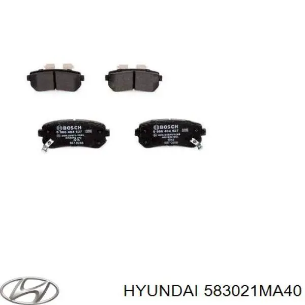 Задние дисковые колодки Hyundai/Kia 583021MA40