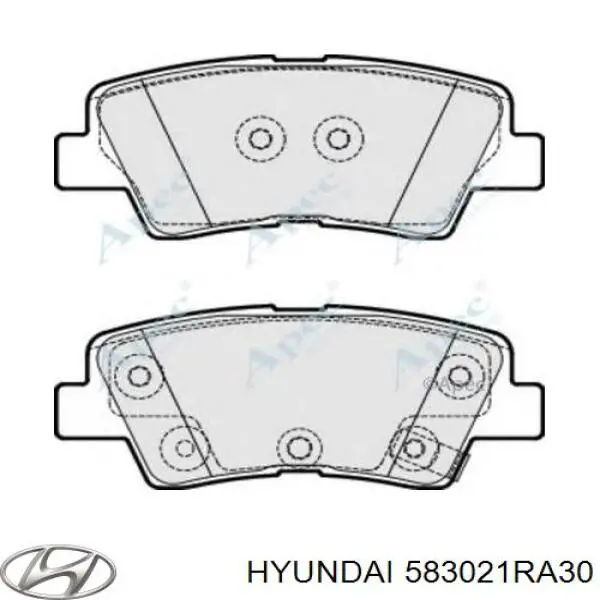 583021RA30 Hyundai/Kia Колодки тормозные дисковые комплект