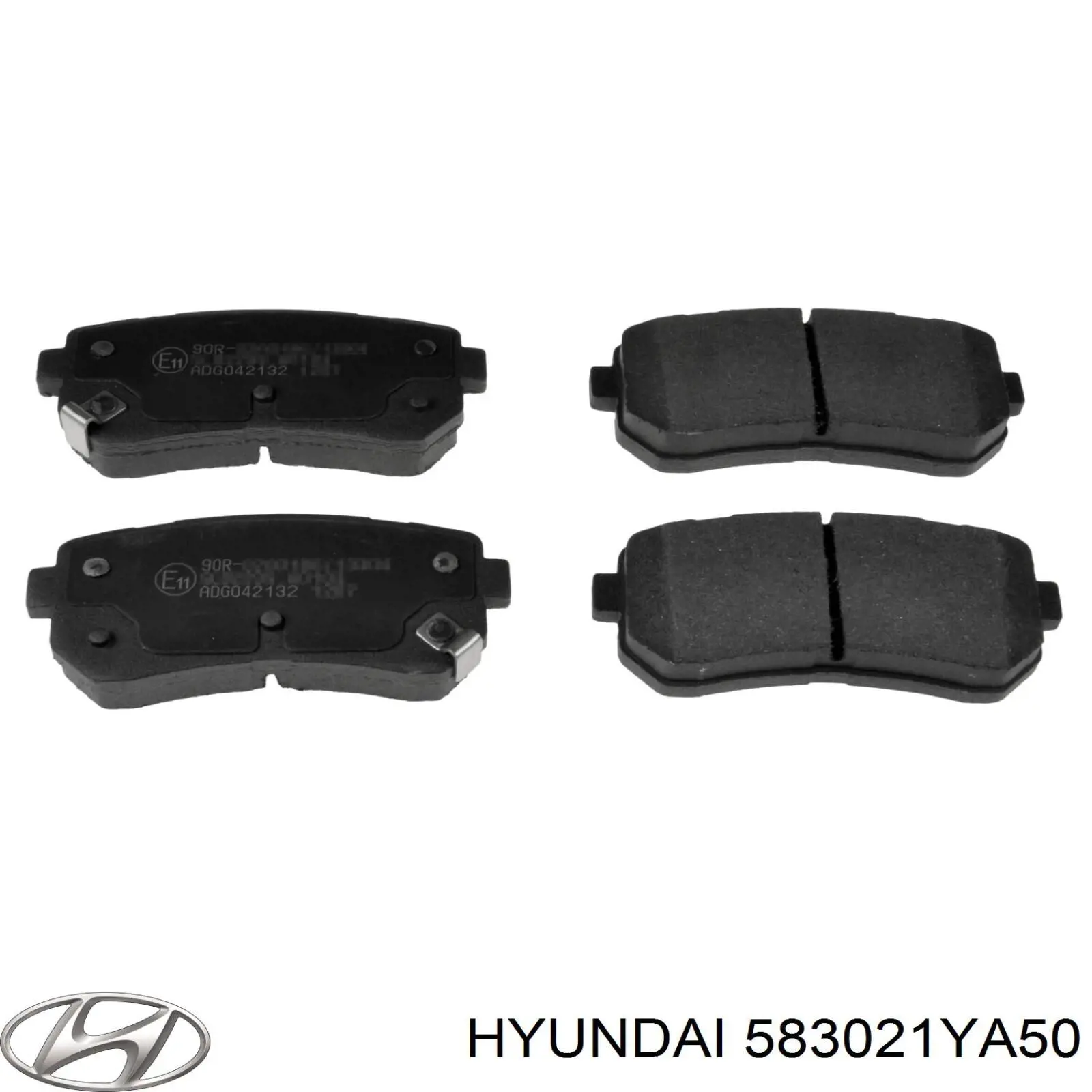 Задние тормозные колодки 583021YA50 Hyundai/Kia
