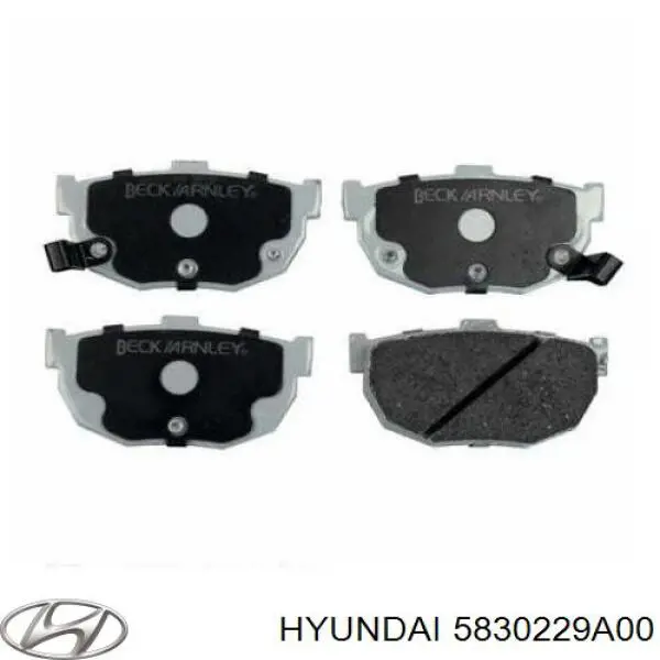 Задние дисковые колодки Hyundai/Kia 5830229A00