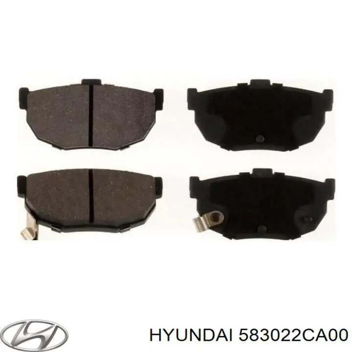 583022CA00 Hyundai/Kia задние тормозные колодки