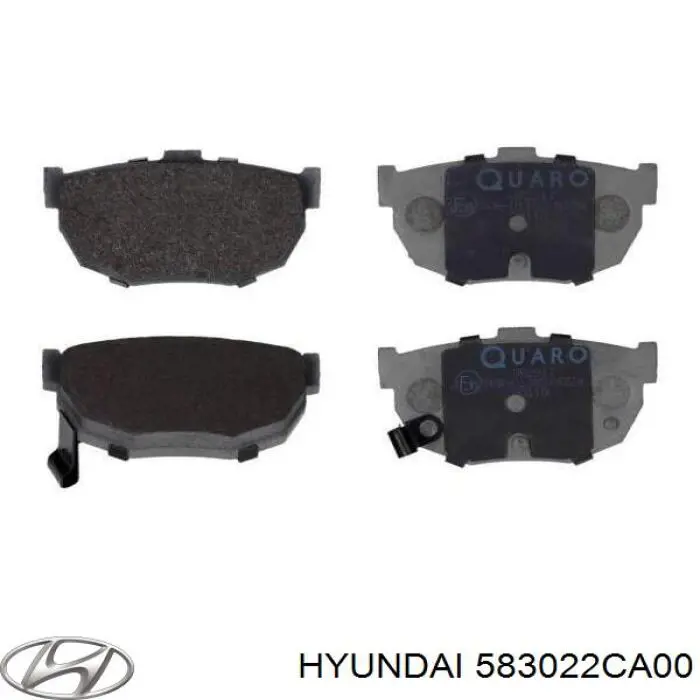 Купить 583022CA00 Hyundai/Kia Колодки тормозные задние, дисковые