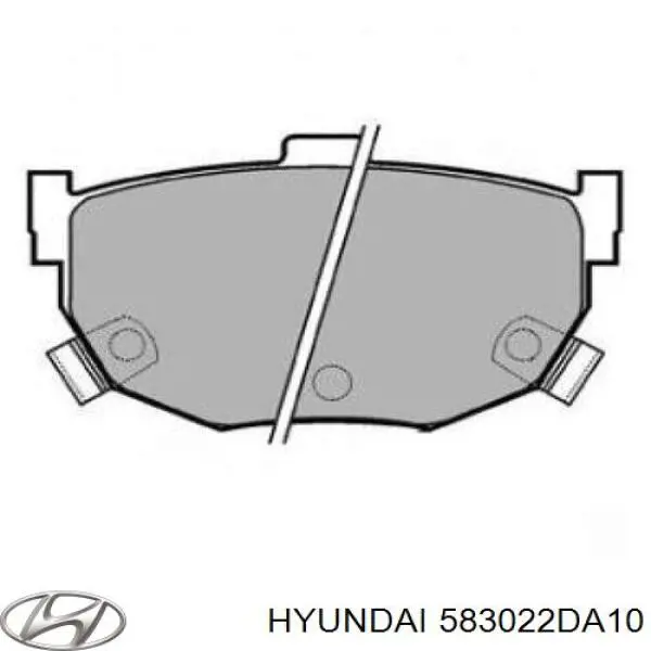 583022DA10 Hyundai/Kia задние тормозные колодки