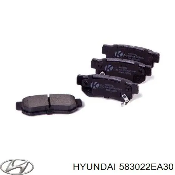 583022EA30 Hyundai/Kia колодки тормозные задние дисковые