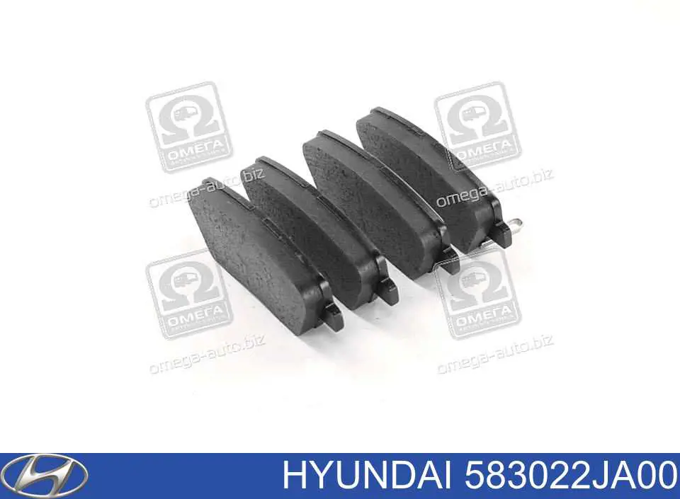 583022JA00 Hyundai/Kia колодки тормозные задние дисковые