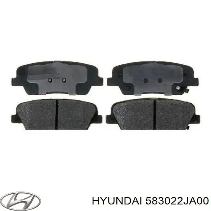 Задние тормозные колодки 583022JA00 Hyundai/Kia