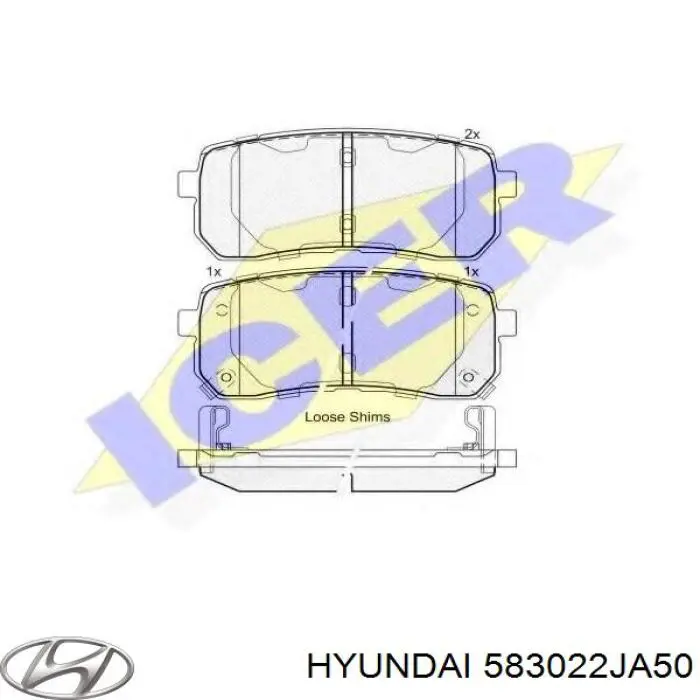 Купить 583022JA50 Hyundai/Kia 