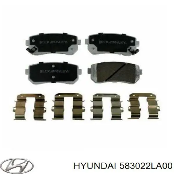 583022LA00 Hyundai/Kia колодки тормозные задние дисковые