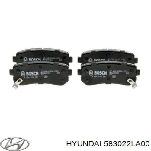 Колодки дисковые  Hyundai/Kia 583022LA00 цена, от 19.60 USD
