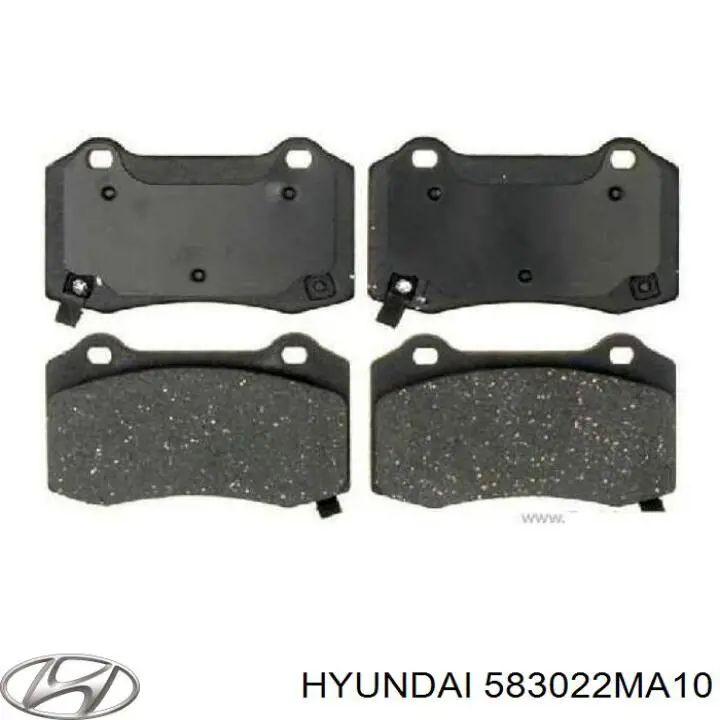 Задние тормозные колодки 583022MA10 Hyundai/Kia