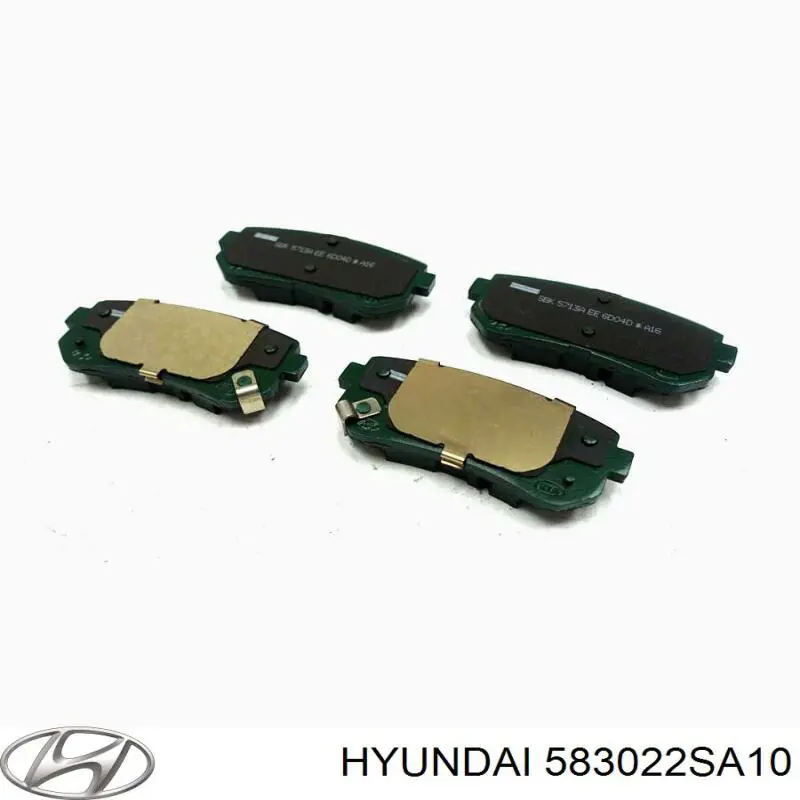 Задние тормозные колодки 583022SA10 Hyundai/Kia