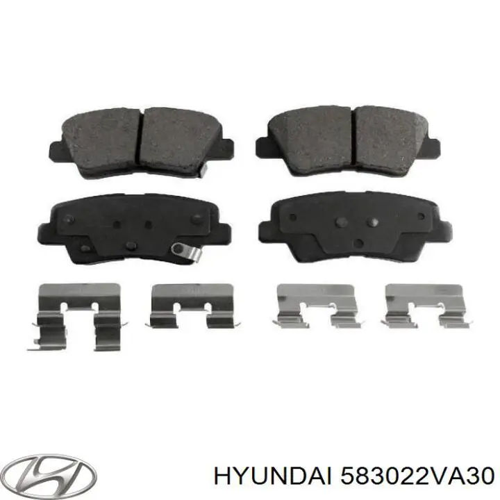 583022VA30 Hyundai/Kia колодки тормозные задние дисковые