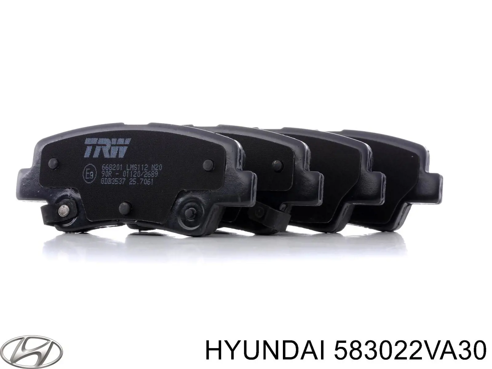 Задние дисковые колодки Hyundai/Kia 583022VA30
