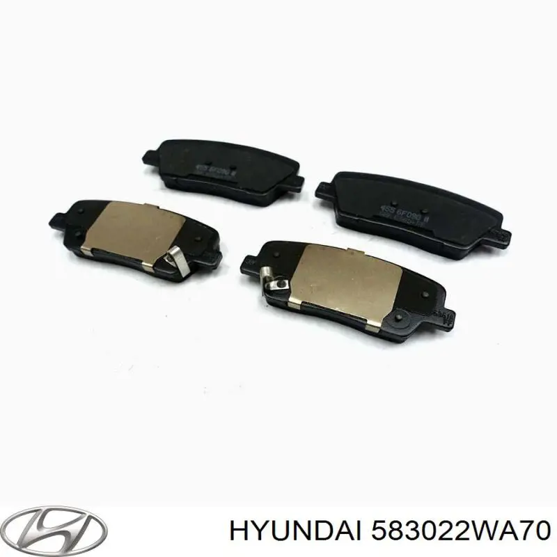 Купить 583022WA70 Hyundai/Kia Колодки тормозные задние, дисковые